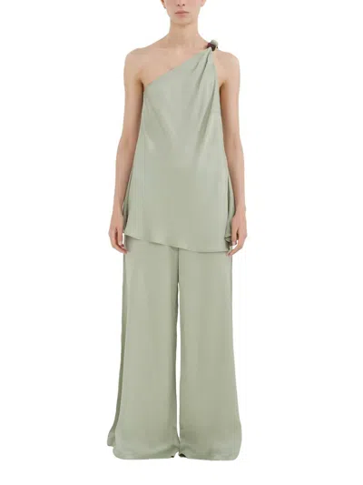 Baobab Ferrat One-shoulder Top In Matcha In Green