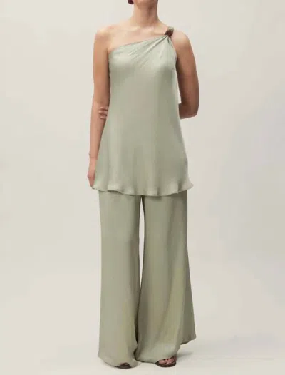 Baobab Ferrat Straight Leg Pants In Matcha In Green