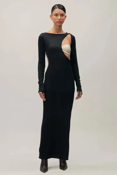 Baobab Frida Maxi Dress In Black