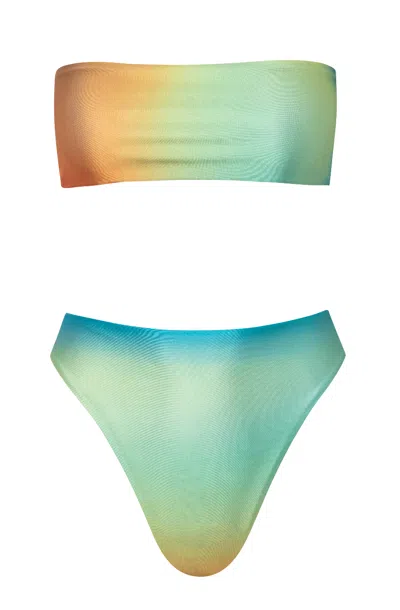 Baobab Galo Bikini Top In Green
