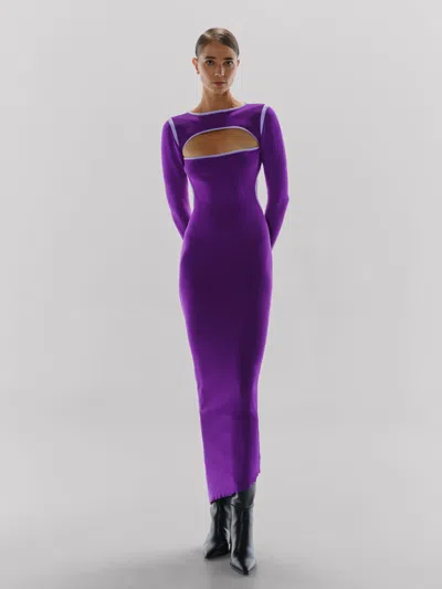 Baobab Geneva Maxi Dress In Purple