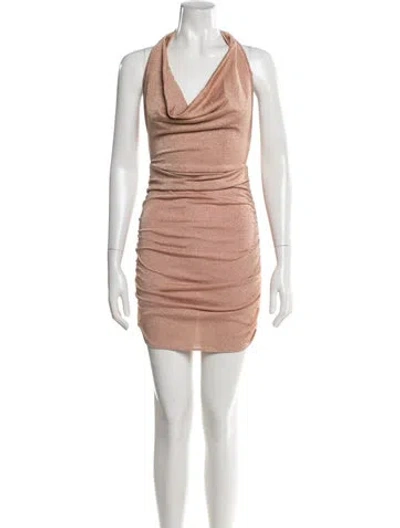 Pre-owned Baobab Halterneck Mini Dress W/ Tags In Neutral