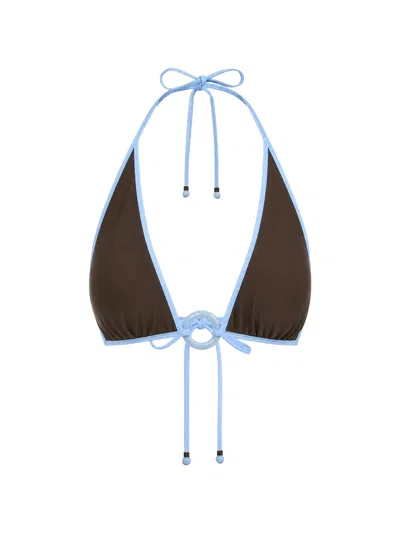 Baobab Helena Bikini Top In Brown