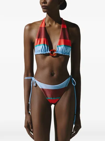 Baobab Helena Ring-detail Triangle Bikini Top In Multi