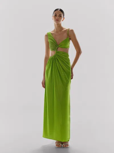 Baobab Iara Maxi Dress In Green