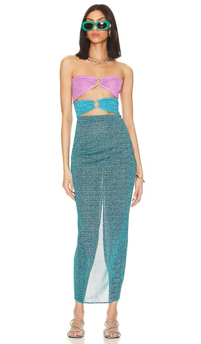 Baobab Maxikleid Isla In Blue