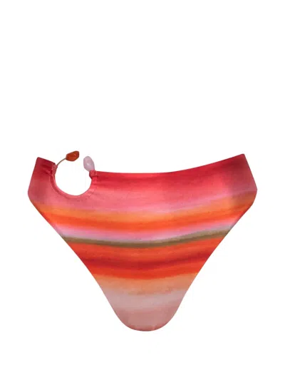 Baobab Itala Ring-embellished Bikini Bottom In Multi