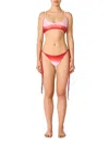 Baobab Itala String Bikini Bottom In Persimmon In Gold