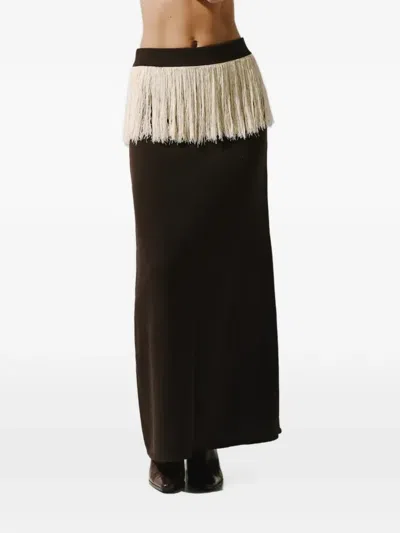 Baobab Jane Rock Mit Fransen In Black