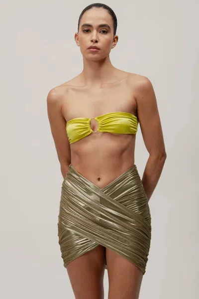 Baobab Jasmin Mini Skirt In Green