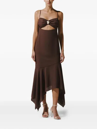 Baobab Josefina Maxi Dress In Brown