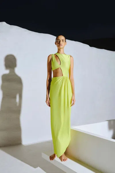 Baobab Joyce Maxi Dress In Green