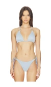 Baobab Kaia Bikini Top In Blue