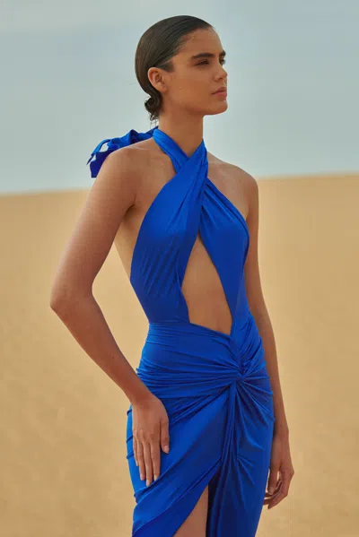 Baobab Kena Maxi Dress In Blue