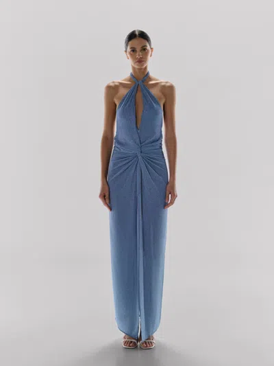 Baobab Linus Maxi Dress In Blue