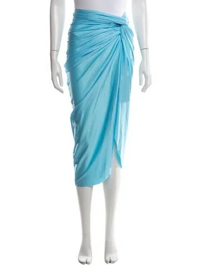 Pre-owned Baobab Long Skirt In Blue