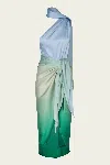 Baobab Lora Midi Dress In Algae In Multi