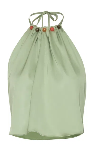 Baobab Lorena Cropped Top In Green