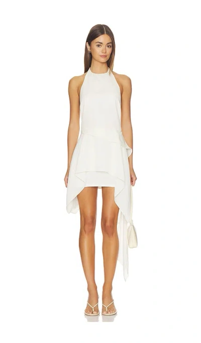 Baobab Halter Asymmetrical Lorenza Top In Neutral