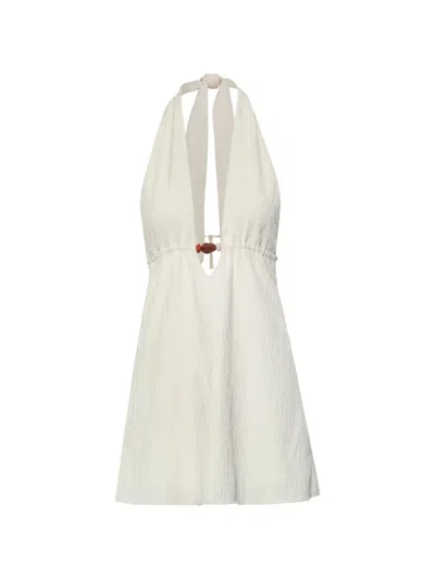 Baobab Louise Mini Dress In Neutral