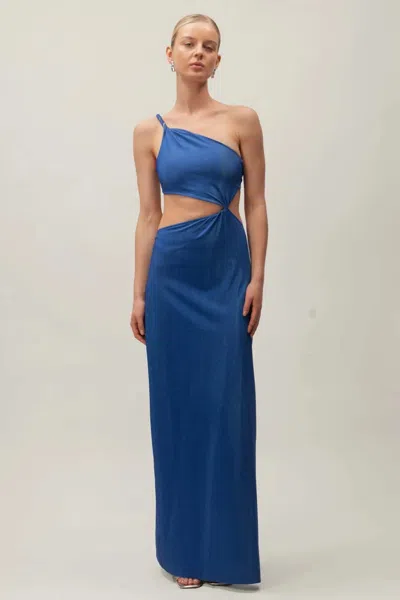 Baobab Luana Maxi Dress In Blue