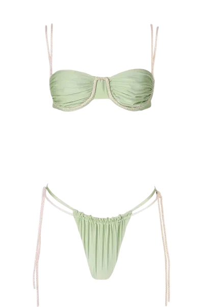 Baobab Lula Bikini Bottom In Green