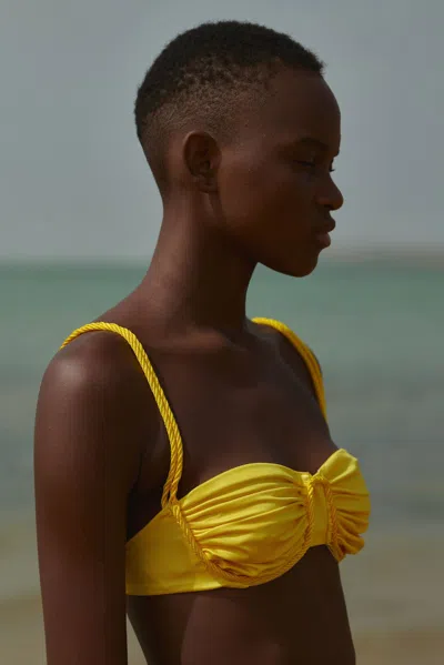 Baobab Lula Bikini Top In Yellow