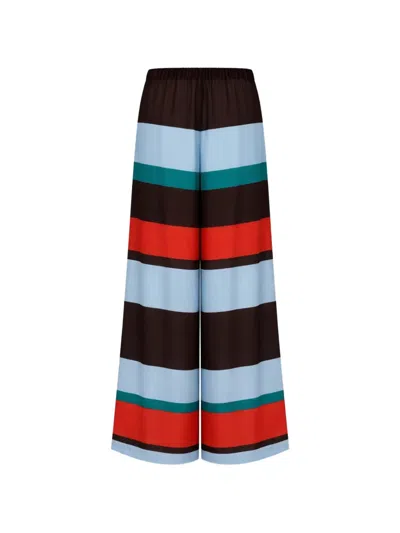 Baobab Lula Striped Trousers In Multi