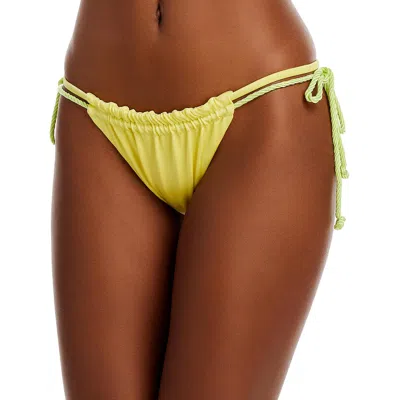 Baobab Lula Womens Metallic Side Tie Swim Bottom Separates In Multi