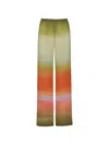 Baobab Weite Hose Mit Elastischem Bund In Green