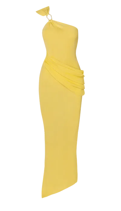 Baobab Lyn Dress In Yellow