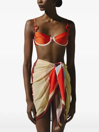 Baobab Malaki Chiffon Pareo In Multi