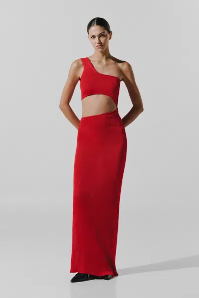 Baobab Malaya Maxi Dress In Red