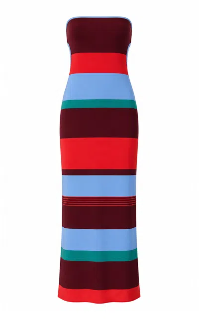 Baobab Mambo Reversible Maxi Dress In Multi