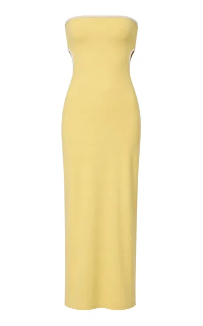 Baobab Mambo Reversible Maxi Dress In Yellow