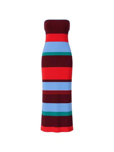 Baobab Mambo Strapless Maxi Dress In Multi