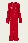 Baobab Mamu Button-detailed Maxi Dress In Red