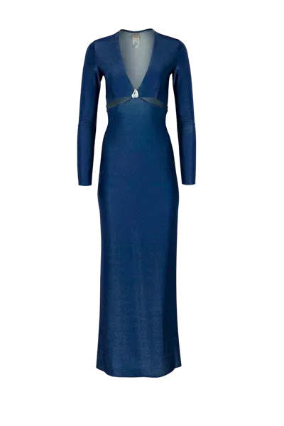 Baobab Manola Maxi Dress In Blue