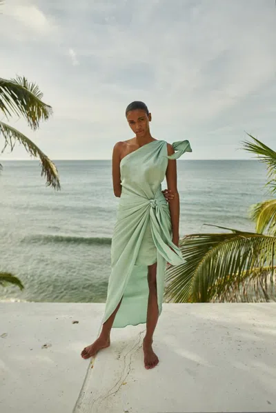 Baobab Marea Midi Dress In Green