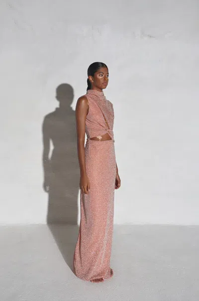 Baobab Mariah Dress Copper In Pink