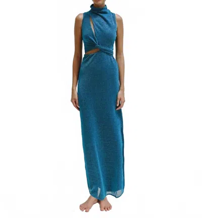 Baobab Mariah Maxi Dress In Teal In Blue