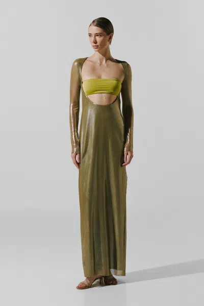 Baobab Marte Maxi Cover Up In Green