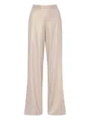 Baobab Metallic-effect Trousers In Neutral
