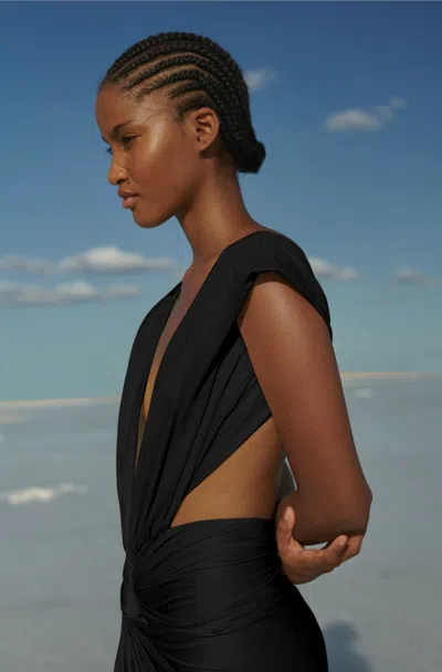 Baobab Mia Midi Dress In Black