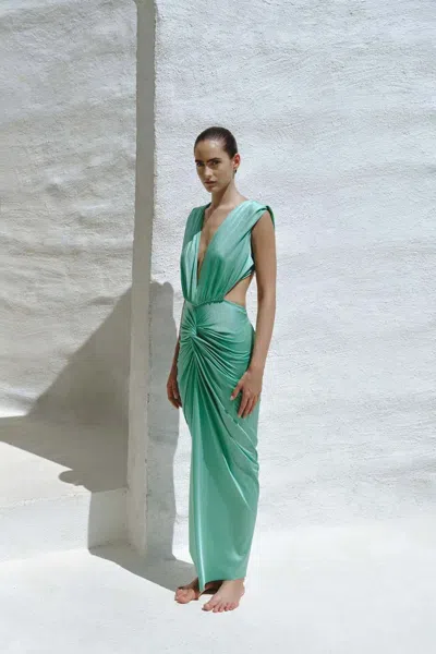 Baobab Mia Midi Dress In Green