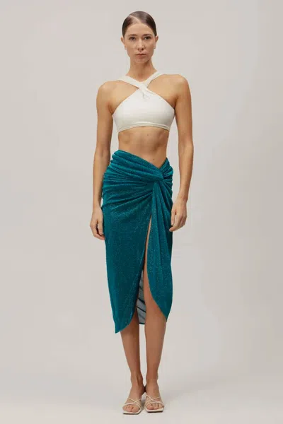 Baobab Mia Midi Pareo In Blue