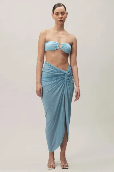 Baobab Mia Midi Pareo In Blue