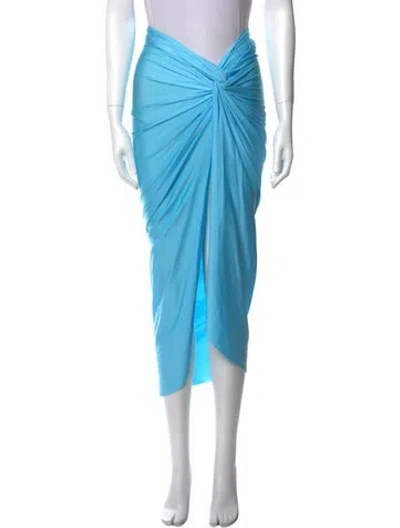 Pre-owned Baobab Midi Length Skirt In Blue