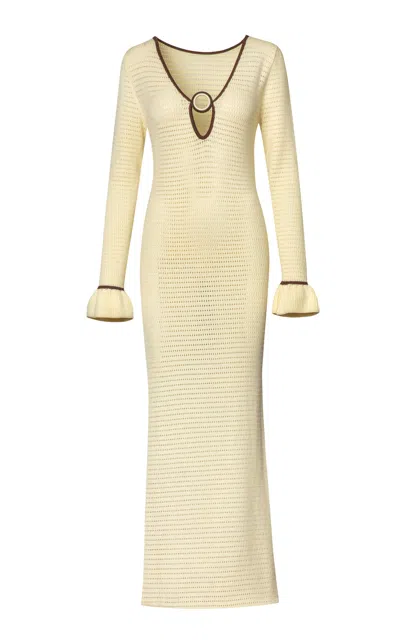 Baobab Muse Reversible Knit Maxi Dress In Yellow
