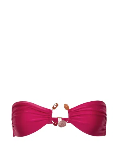 Baobab Nala Ring-detail Bikini Top In Pink